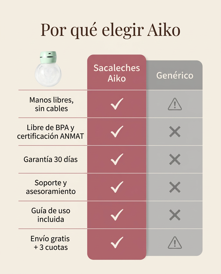 Aiko vs. un sacaleches genérico