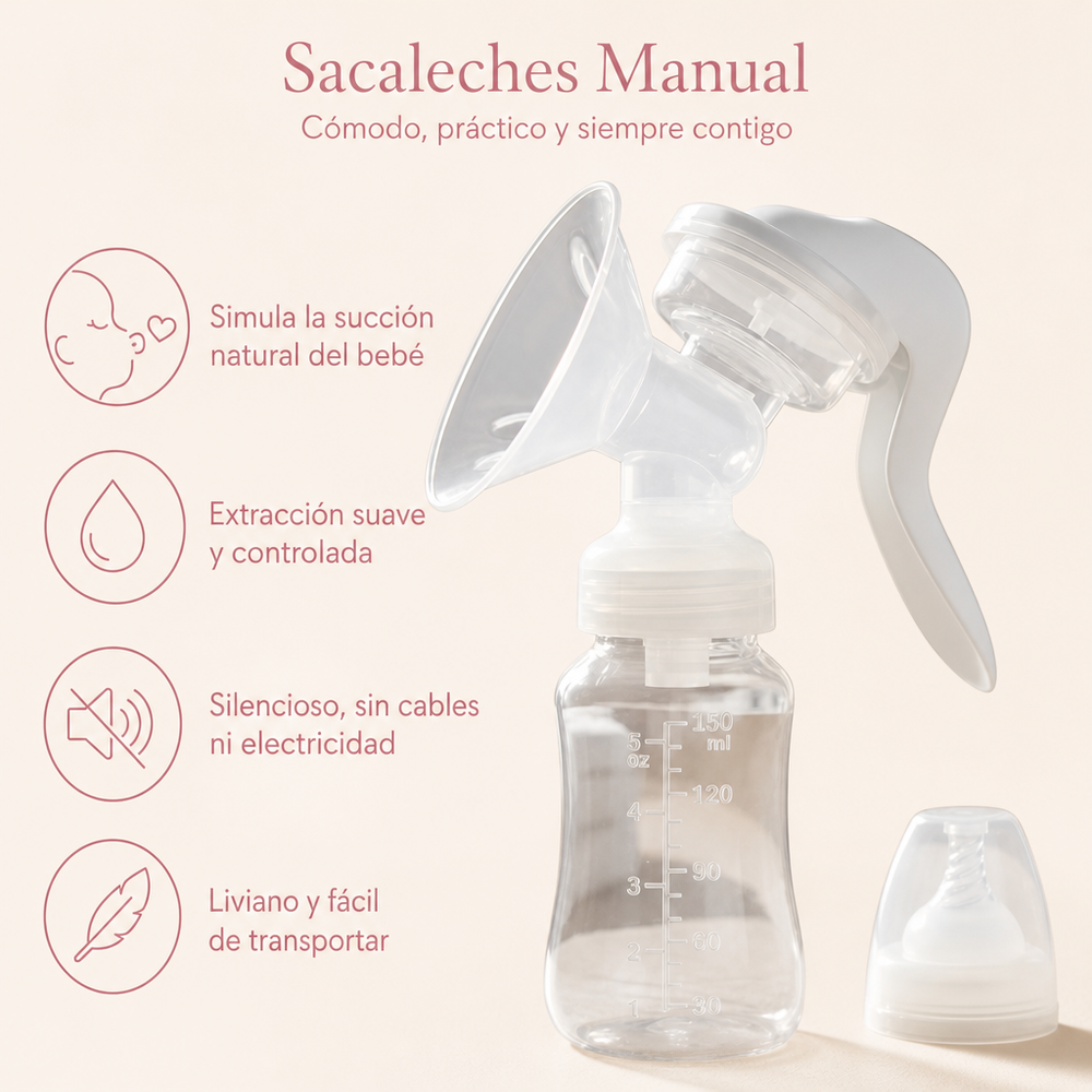 Beneficios principales del sacaleches manual Aiko