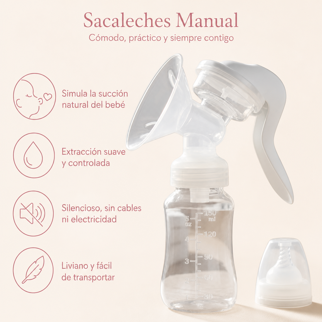 Beneficios principales del sacaleches manual Aiko