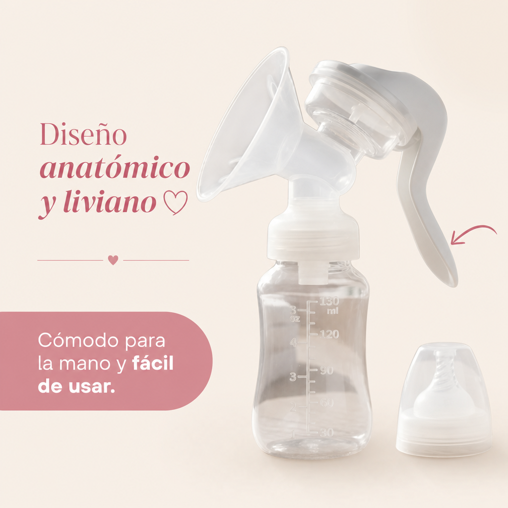 Diseño anatómico de la copa de silicona