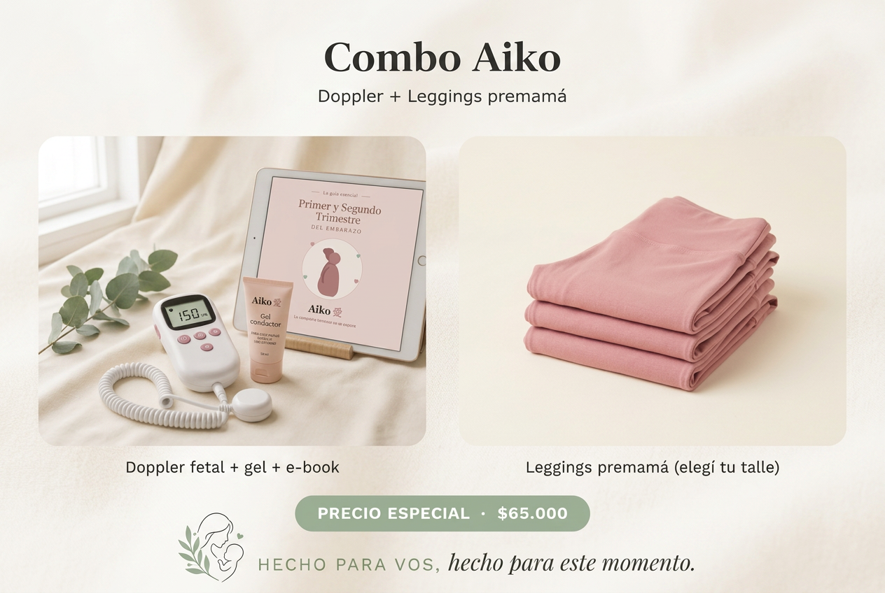 Escuchá a tu bebé y andá cómoda. Todo en un combo.